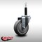 Service Caster 4'' SS Thermoplastic Rubber Wheel Swivel 3/4'' Expanding Stem Caster SCC-SSEX20S414-TPRB-34 - alternate 3